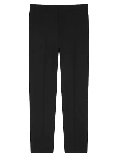 Givenchy Men's Fitted Leg Tailored Trousers in Wool - Black - Size 40 | Thumbnail 1 Givenchy Men's Fitted Leg Tailored Trousers in Wool - Black - Size 40 | Thumbnail 1