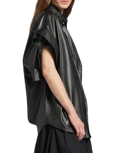 Balenciaga Women's Tucked Sleeves Shirt | Thumbnail 4 Balenciaga Women's Tucked Sleeves Shirt | Thumbnail 4