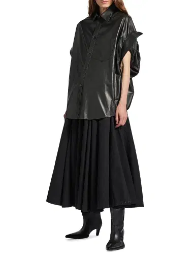 Balenciaga Women's Tucked Sleeves Shirt | Thumbnail 7 Balenciaga Women's Tucked Sleeves Shirt | Thumbnail 7