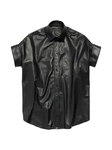Balenciaga Women's Tucked Sleeves Shirt | Thumbnail 1 Balenciaga Women's Tucked Sleeves Shirt | Thumbnail 1