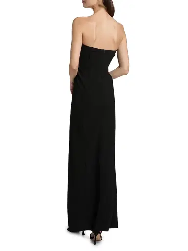 Saloni Women's Souza Strapless Maxi Dress - Black - Size 12 | Thumbnail 5 Saloni Women's Souza Strapless Maxi Dress - Black - Size 12 | Thumbnail 5