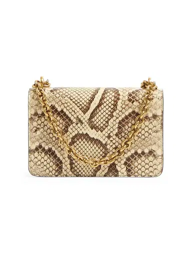 Valentino Garavani Women's Vain Shoulder Bag in Python - Cream | Thumbnail 4 Valentino Garavani Women's Vain Shoulder Bag in Python - Cream | Thumbnail 4