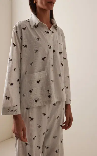 Sea Ruthie Cotton PJ Set | Thumbnail 3 Sea Ruthie Cotton PJ Set | Thumbnail 3