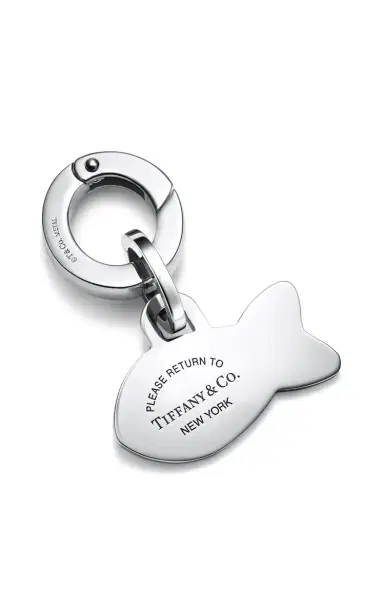 Tiffany & Co. Exclusive Return to Tiffany™ Stainless Steel Pet Collar Fish Charm - Silver | Thumbnail 1 Tiffany & Co. Exclusive Return to Tiffany™ Stainless Steel Pet Collar Fish Charm - Silver | Thumbnail 1