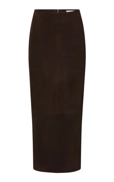 St. Agni Suede Maxi Column Skirt | Thumbnail 6 St. Agni Suede Maxi Column Skirt | Thumbnail 6
