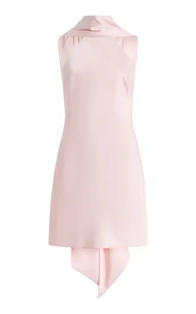 Significant Other Exclusive Lucile Satin Mini Halter Dress | Thumbnail 3 Significant Other Exclusive Lucile Satin Mini Halter Dress | Thumbnail 3