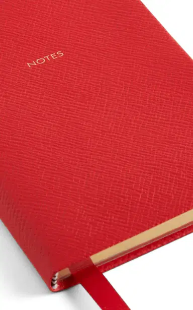 Smythson Notes Chelsea Panama Leather Notebook | Thumbnail 3 Smythson Notes Chelsea Panama Leather Notebook | Thumbnail 3