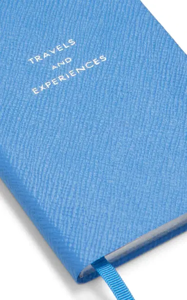Smythson Travels and Experiences Panama Leather Notebook | Thumbnail 3 Smythson Travels and Experiences Panama Leather Notebook | Thumbnail 3