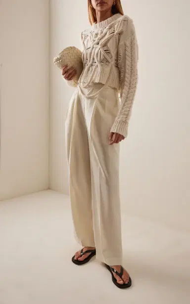 Aisling Camps Briar Cable-Knit Wool-Cashmere Sweater | Thumbnail 2 Aisling Camps Briar Cable-Knit Wool-Cashmere Sweater | Thumbnail 2