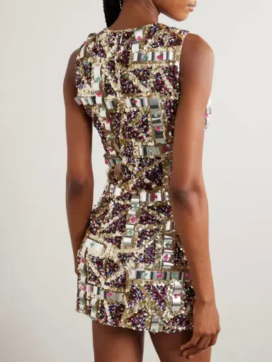 JW Anderson Embellished Sequinned Tulle Mini Dress | Thumbnail 3 JW Anderson Embellished Sequinned Tulle Mini Dress | Thumbnail 3