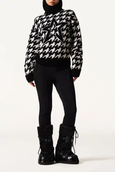 Perfect Moment Chunky Houndstooth Sweater | Thumbnail 2 Perfect Moment Chunky Houndstooth Sweater | Thumbnail 2