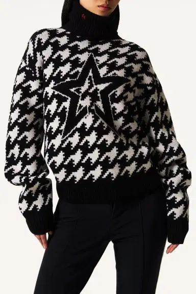 Perfect Moment Chunky Houndstooth Sweater | Thumbnail 3 Perfect Moment Chunky Houndstooth Sweater | Thumbnail 3