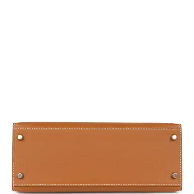 HERMÈS Hermes Kelly Sellier 28 Gold Epsom Palladium Hardware | Thumbnail 6 HERMÈS Hermes Kelly Sellier 28 Gold Epsom Palladium Hardware | Thumbnail 6