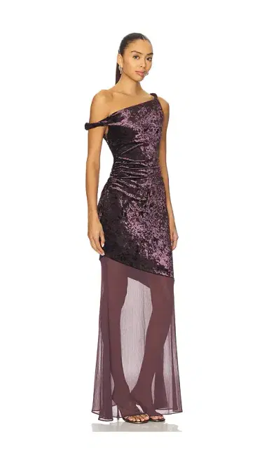 Line & Dot Taron Mix-media Maxi Dress | Thumbnail 2 Line & Dot Taron Mix-media Maxi Dress | Thumbnail 2