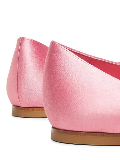 Roger Vivier Women's I Love Vivier Rosette Ballerina Flats - Rosa Antico Chiaro | Thumbnail 5 Roger Vivier Women's I Love Vivier Rosette Ballerina Flats - Rosa Antico Chiaro | Thumbnail 5