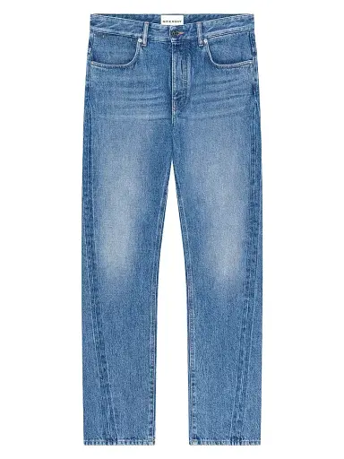 Givenchy Men's Couture Seam Straight Fit Shadow Washed Jeans - Medium Blue - Size 36 | Thumbnail 1 Givenchy Men's Couture Seam Straight Fit Shadow Washed Jeans - Medium Blue - Size 36 | Thumbnail 1