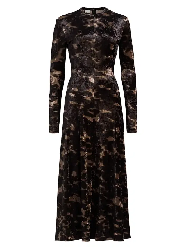 Women's Jynx Velvet Cut Out Maxi Dress - Midnight Mocha Brown Women's Jynx Velvet Cut Out Maxi Dress - Midnight Mocha Brown