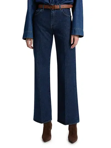 BLK DNM Women's High-Rise Wide-Leg Jeans - Clean Blue | Thumbnail 3 BLK DNM Women's High-Rise Wide-Leg Jeans - Clean Blue | Thumbnail 3