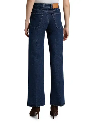 BLK DNM Women's High-Rise Wide-Leg Jeans - Clean Blue | Thumbnail 5 BLK DNM Women's High-Rise Wide-Leg Jeans - Clean Blue | Thumbnail 5