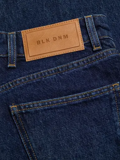 BLK DNM Women's High-Rise Wide-Leg Jeans - Clean Blue | Thumbnail 7 BLK DNM Women's High-Rise Wide-Leg Jeans - Clean Blue | Thumbnail 7