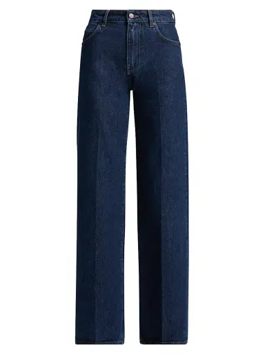 BLK DNM Women's High-Rise Wide-Leg Jeans - Clean Blue | Thumbnail 1 BLK DNM Women's High-Rise Wide-Leg Jeans - Clean Blue | Thumbnail 1
