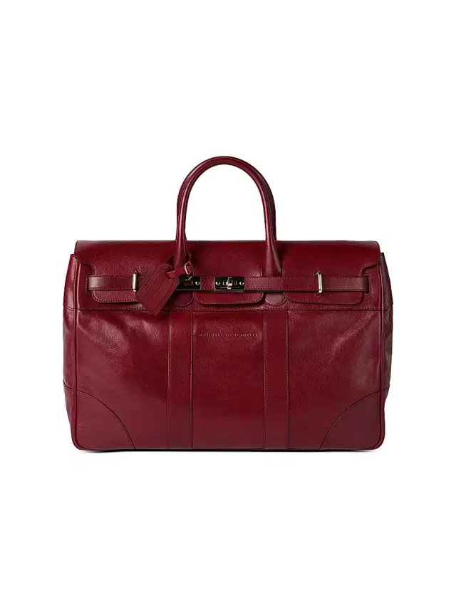 Men's Burnished Calfskin Country Bag - Terracotta Men's Burnished Calfskin Country Bag - Terracotta