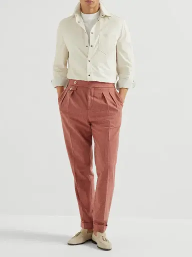 Brunello Cucinelli Men's Calfskin Overshirt - | Thumbnail 6 Brunello Cucinelli Men's Calfskin Overshirt - | Thumbnail 6