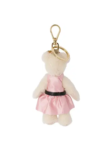 Prada Women's Teddy Keychain Charm - White | Thumbnail 2 Prada Women's Teddy Keychain Charm - White | Thumbnail 2