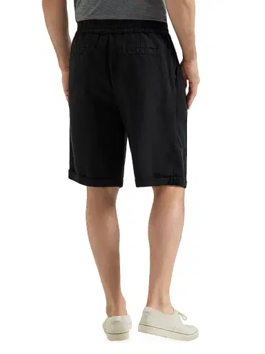 Brunello Cucinelli Men's Garment Dyed Bermuda Shorts in Linen Gabardine - Khaki | Thumbnail 28 Brunello Cucinelli Men's Garment Dyed Bermuda Shorts in Linen Gabardine - Khaki | Thumbnail 28