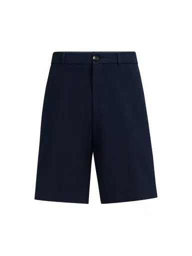 Brunello Cucinelli Men's Garment Dyed Bermuda Shorts in Twisted Cotton Gabardine - White | Thumbnail 7 Brunello Cucinelli Men's Garment Dyed Bermuda Shorts in Twisted Cotton Gabardine - White | Thumbnail 7
