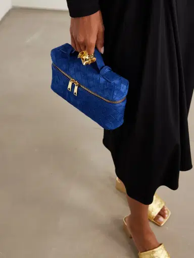 Bottega Veneta Bang Bang Intrecciato Suede Tote | Thumbnail 2 Bottega Veneta Bang Bang Intrecciato Suede Tote | Thumbnail 2