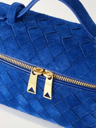 Bottega Veneta Bang Bang Intrecciato Suede Tote | Thumbnail 4 Bottega Veneta Bang Bang Intrecciato Suede Tote | Thumbnail 4
