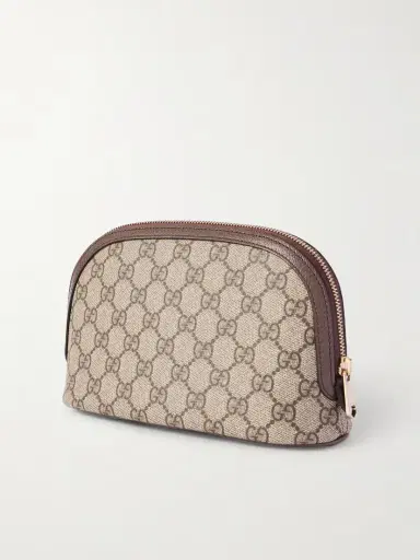 Gucci Ophidia Webbing And Leather-trimmed Coated Canvas Cosmetics Case | Thumbnail 2 Gucci Ophidia Webbing And Leather-trimmed Coated Canvas Cosmetics Case | Thumbnail 2
