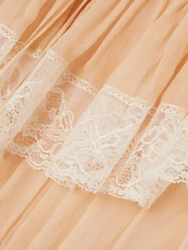 Chloé Tiered Organic Silk-mousseline Blouse | Thumbnail 4 Chloé Tiered Organic Silk-mousseline Blouse | Thumbnail 4