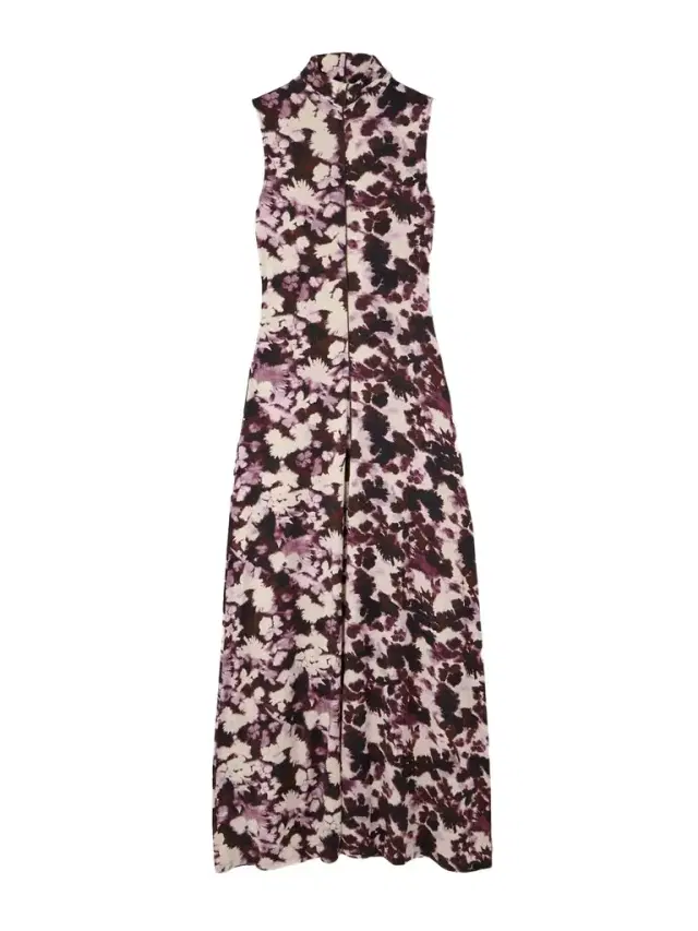 Valentina Printed Stretch-jersey Turtleneck Maxi Dress Valentina Printed Stretch-jersey Turtleneck Maxi Dress