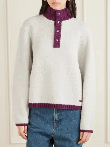 Aimé Leon Dore Chalet Appliquéd Wool-blend Chenille Sweater | Thumbnail 3 Aimé Leon Dore Chalet Appliquéd Wool-blend Chenille Sweater | Thumbnail 3