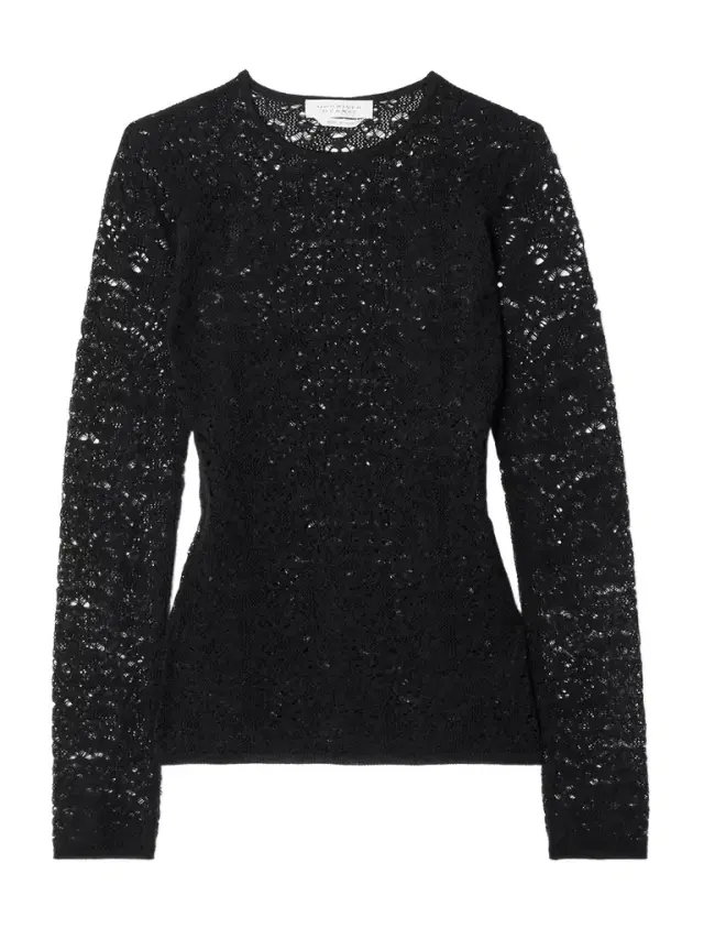Evander Open-knit Wool And Cashmere-blend Top Evander Open-knit Wool And Cashmere-blend Top