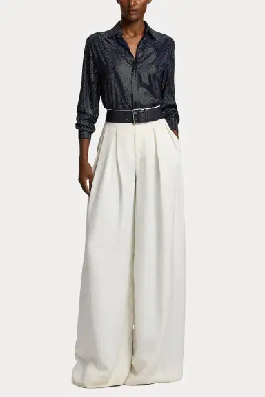Ralph Lauren Adrien Relaxed Fit Embellished Shirt | Thumbnail 2 Ralph Lauren Adrien Relaxed Fit Embellished Shirt | Thumbnail 2