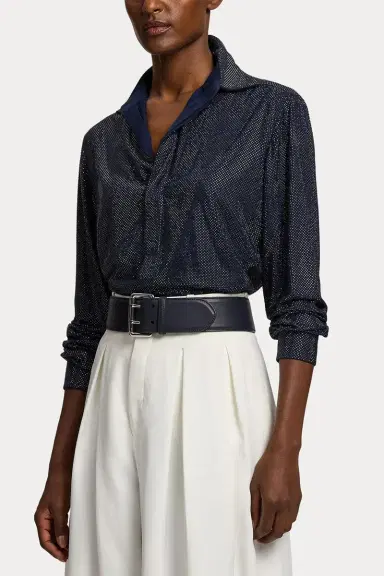 Ralph Lauren Adrien Relaxed Fit Embellished Shirt | Thumbnail 3 Ralph Lauren Adrien Relaxed Fit Embellished Shirt | Thumbnail 3