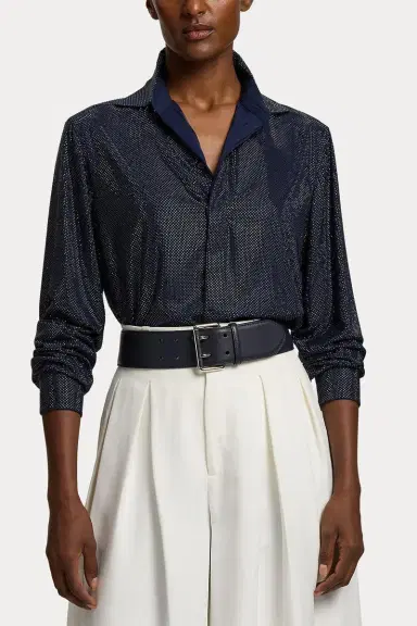 Ralph Lauren Adrien Relaxed Fit Embellished Shirt | Thumbnail 4 Ralph Lauren Adrien Relaxed Fit Embellished Shirt | Thumbnail 4