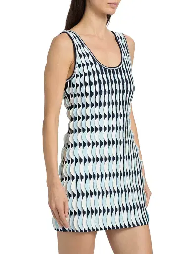 Simkhai Women's Lorien Scallop Textured Knit Minidress | Thumbnail 4 Simkhai Women's Lorien Scallop Textured Knit Minidress | Thumbnail 4