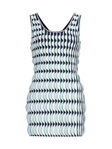 Simkhai Women's Lorien Scallop Textured Knit Minidress | Thumbnail 1 Simkhai Women's Lorien Scallop Textured Knit Minidress | Thumbnail 1