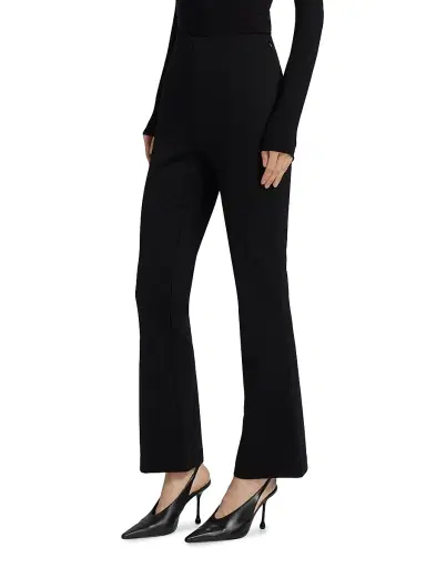 Carolina Herrera Women's Straight-Leg Crop Pants - Black - Size XL | Thumbnail 4 Carolina Herrera Women's Straight-Leg Crop Pants - Black - Size XL | Thumbnail 4