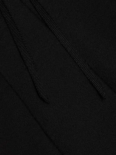 Adam Lippes Women's Willa Wool-Blend Midi-Dress - Black | Thumbnail 7 Adam Lippes Women's Willa Wool-Blend Midi-Dress - Black | Thumbnail 7
