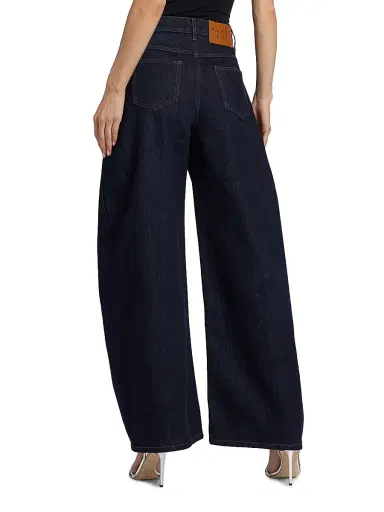A.W.A.K.E. MODE Women's Super Wide-Leg Jeans - Indigo Rinse Wash | Thumbnail 5 A.W.A.K.E. MODE Women's Super Wide-Leg Jeans - Indigo Rinse Wash | Thumbnail 5