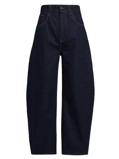 A.W.A.K.E. MODE Women's Super Wide-Leg Jeans - Indigo Rinse Wash | Thumbnail 1 A.W.A.K.E. MODE Women's Super Wide-Leg Jeans - Indigo Rinse Wash | Thumbnail 1