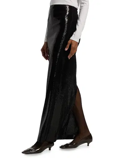 TOTEME Women's Sequined Maxi Pencil Skirt | Thumbnail 4 TOTEME Women's Sequined Maxi Pencil Skirt | Thumbnail 4