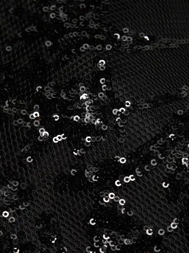 Kika Vargas Women's Kana Sequined Floral Lace Top - Black | Thumbnail 7 Kika Vargas Women's Kana Sequined Floral Lace Top - Black | Thumbnail 7