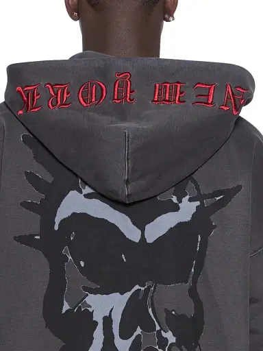 Ksubi Men's Graff Ekcess Zip Hoodie - Black | Thumbnail 5 Ksubi Men's Graff Ekcess Zip Hoodie - Black | Thumbnail 5