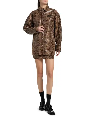 Ksubi Women's New World Error Astra Snakebite Shirt | Thumbnail 2 Ksubi Women's New World Error Astra Snakebite Shirt | Thumbnail 2